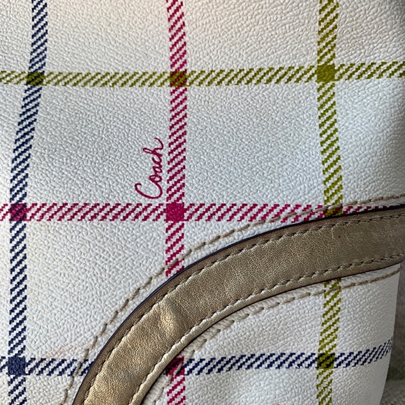 AUTHENTIC Coach Tattersall Crossbody Bag - Picture 4 of 14